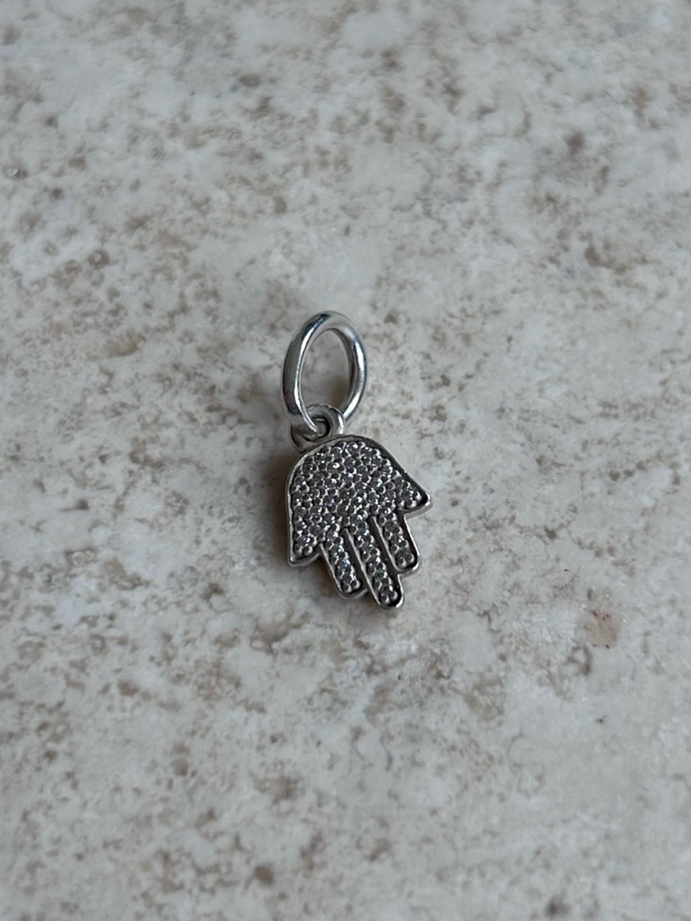 Pandora Jewelry Small Hamsa Hand Charm - CZ & Sterling Silver